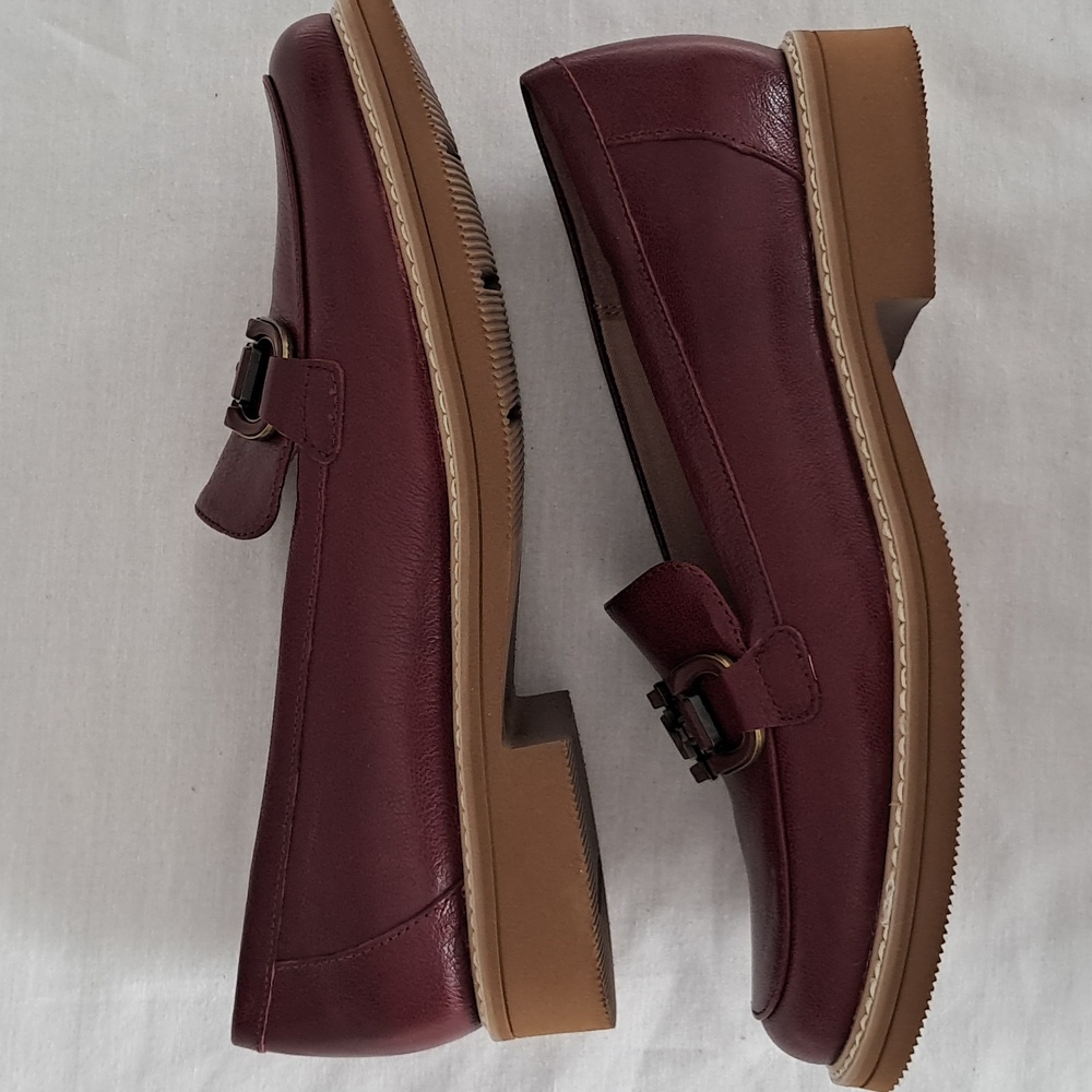 Naturalizer‎ Theo Loafer. Womans Size 8. Cranberry. - Picture 6 of 13